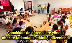 Çanakkale’de öğrencilere yönelik obezite farkındalık etkinliği düzenlendi