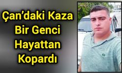 Çan’daki Kaza Bir Genci Hayattan Kopardı