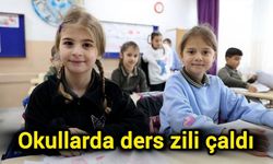Okullarda ders zili çaldı