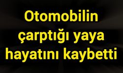 Otomobilin çarptığı yaya hayatını kaybetti