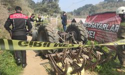 Traktörün altında kalan kişi hayatını kaybetti