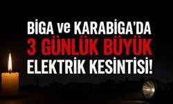 Biga ve Karabiga’da 3 Günlük Büyük Elektrik Kesintisi!