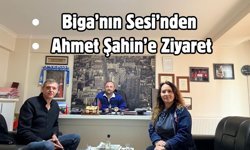 Biga’nın Sesi’nden Ahmet Şahin’e Ziyaret