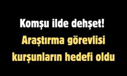Komşu ilde dehşet! Araştırma görevlisi kurşunların hedefi oldu