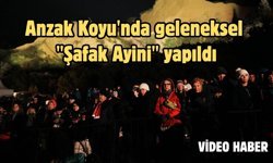 Anzak Koyu'nda geleneksel "Şafak Ayini" yapıldı