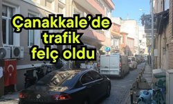 Çanakkale’de trafik felç oldu