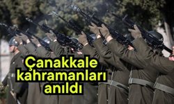 Çanakkale kahramanları anıldı (Video)