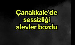 Çanakkale’de sessizliği alevler bozdu