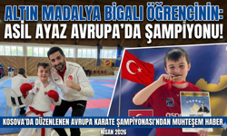 Altın Madalya Bigalı Öğrencinin: Asil Ayaz Avrupa’da Şampiyon!