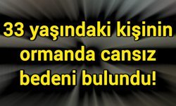 33 yaşındaki kişinin ormanda cansız bedeni bulundu!