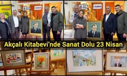 Akçalı Kitabevi’nde Sanat Dolu 23 Nisan