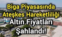 Biga Piyasasında Ateşkes Hareketliliği: Altın Fiyatları Şahlandı!