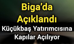 Biga’da Açıklandı: Küçükbaş Yatırımcısına Kapılar Açılıyor