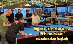 Biga'da "Kurumlar Arası 19 Mayıs Kupası" müsabakaları başladı