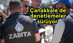 Çanakkale’de denetlemeler sürüyor