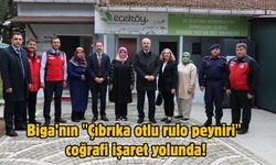 Biga’nın "Çıbrıka otlu rulo peyniri" coğrafi işaret yolunda!