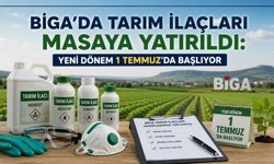Biga’da Tarım İlaçları Masaya Yatırıldı: Yeni Dönem 1 Temmuz’da Başlıyor