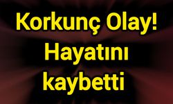 Korkunç Olay! Hayatını kaybetti