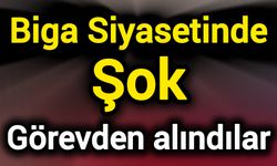 Son Dakika: Biga Siyasetinde Şok! Görevden alındılar