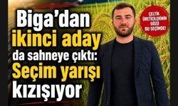 Biga’dan ikinci aday da sahneye çıktı: Seçim yarışı kızışıyor