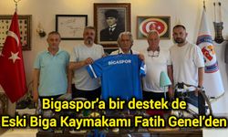 Bigaspor’a bir destek de Eski Biga Kaymakamı Fatih Genel’den