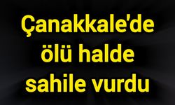 Çanakkale'de ölü halde sahile vurdu