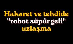 Hakaret ve tehdide "robot süpürgeli" uzlaşma