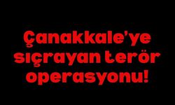 Çanakkale’ye sıçrayan terör operasyonu!