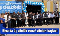 Biga’da üç günlük esnaf günleri başladı