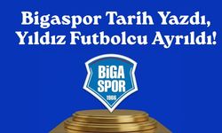Bigaspor tarih yazdı, yıldız futbolcu ayrıldı!