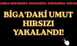 Biga'daki umut hırsızı yakalandı!