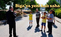 Biga’ya yeni halı saha