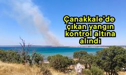 Çanakkale'de çıkan yangın kontrol altına alındı