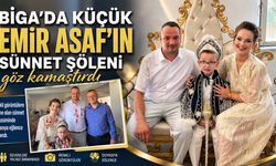 Biga'da küçük Emir Asaf'ın sünnet şöleni göz kamaştırdı
