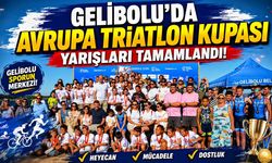 Gelibolu'da Avrupa Triatlon Kupası yarışları tamamlandı