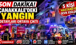 Çanakkale'deki yangın detayları ortaya çıktı 5 kişi hastaneye sevk edildi