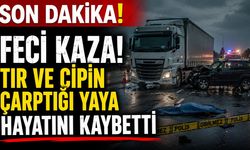 SON DAKİKA: Feci Kaza! Tır ve Cipin Çarptığı Yaya Hayatını Kaybetti