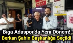 Biga Adaspor’da Yeni Dönem! Berkan Şahin Başkanlığa Seçildi