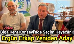 Biga Kent Konseyi’nde Seçim Heyecanı! Ergün Erkap Yeniden Aday