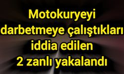 Motokuryeyi darbetmeye çalıştıkları iddia edilen 2 zanlı yakalandı