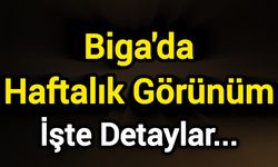 Biga'da Haftalık Görünüm