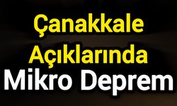 Çanakkale Açıklarında Mikro Deprem