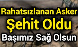 Rahatsızlanan Asker Şehit Oldu