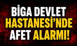 Biga Devlet Hastanesi’nde afet alarmı!