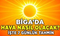 Biga'da Kavurucu Sıcaklar Devam Ediyor! İşte 7 Günlük Hava Durumu