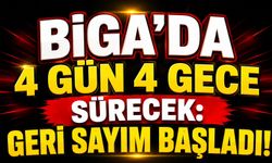 Biga'da 4 gün 4 gece sürecek: Geri sayım başladı!