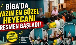 Çanakkale Biga'da yazın en güzel heyecanı resmen başladı