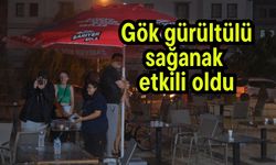 Gök gürültülü sağanak etkili oldu