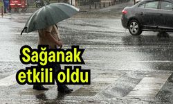 Sağanak etkili oldu