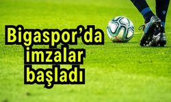 Bigaspor’da imzalar başladı